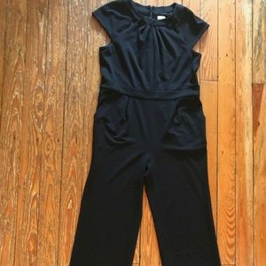 Chico's Black Detailed Work/Office Jumpsuit